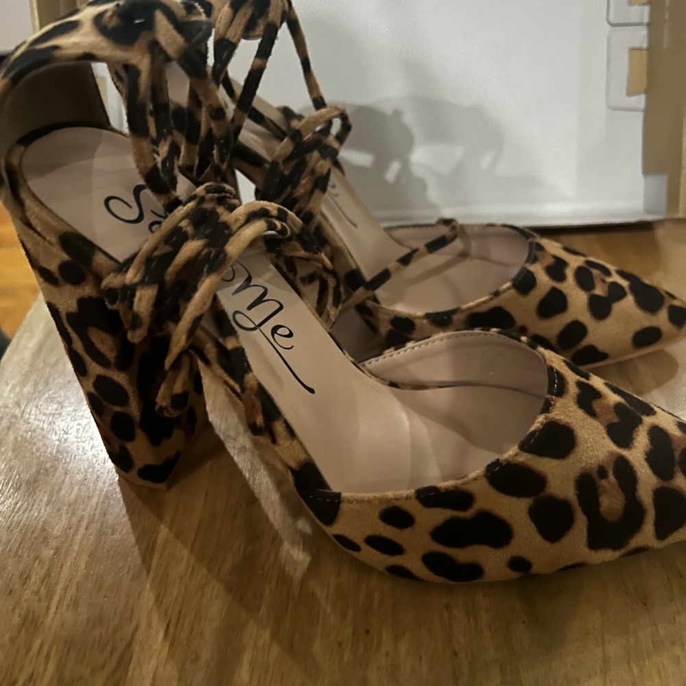 Leopard Print Women's Heels